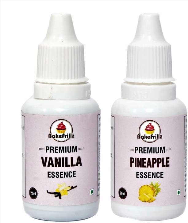 Food Flavour Essence - Vanilla and Pineapple (20 mlx 2)