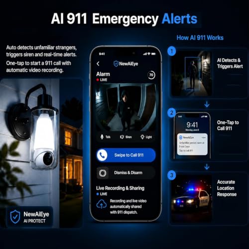 Image of Light Bulb Security Camera, 5G&2.4GHz WiFi Light Bulb Cameras Wireless Outdoor Indoor, 2 in 1 Lightbulb Camera for Home Security, 2K HD Color Night Vision, AI Motion Detection (5G & 2.4G - 2Pack)