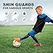 Soccer Shin Guards Kids Youth, Shin Guard Sleeves for Boys Girls Adults Men Women, Protective Soccer Equipment for 2-18 Years Old Boys Girls, High Impact Resistant Breathable Comfortable - XS