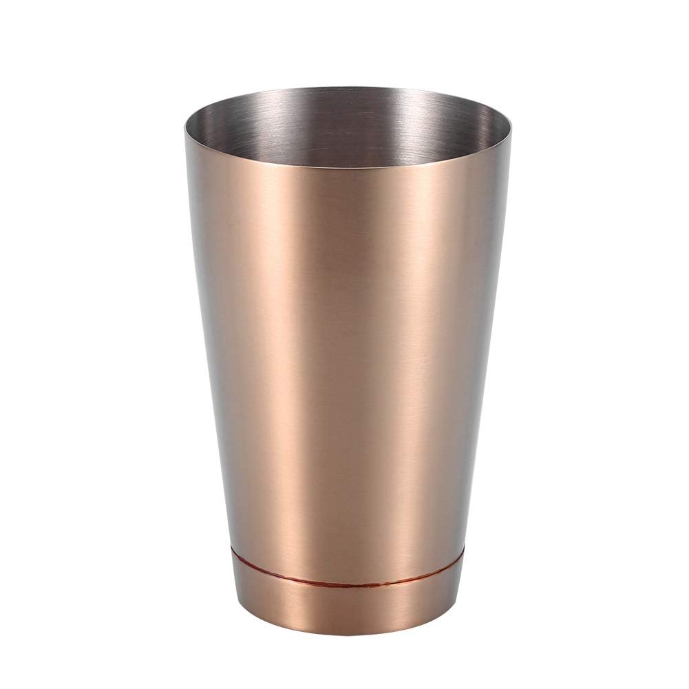 Boston Shaker Robuste En Acier Inoxydable Cocktail Cup Shaker Bar Maison Cuisine Outil(rose d'or)