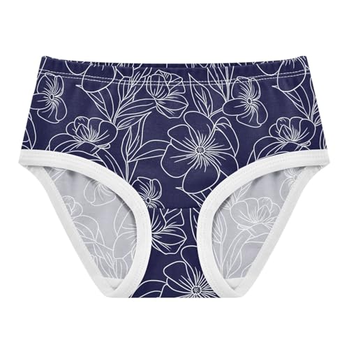 Flowers Floral Blue Toddler Girls's Underwear 2T 2302879