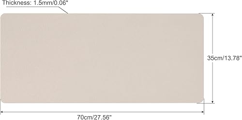 Miniatura 2 de PATIKIL Protector de alfombrilla de escritorio de 28 x 14 pulgadas, antideslizante, impermeable, alfombrilla de mouse para oficina y hogar,
