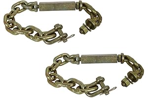 Aftermarket Adjustable Stabilizer Chains for 3-Point Hitch Stabilizers