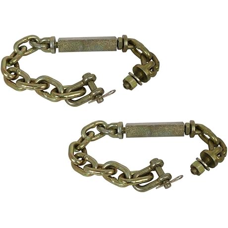 Aftermarket Adjustable Stabilizer Chains for 3-Point Hitch Stabilizers