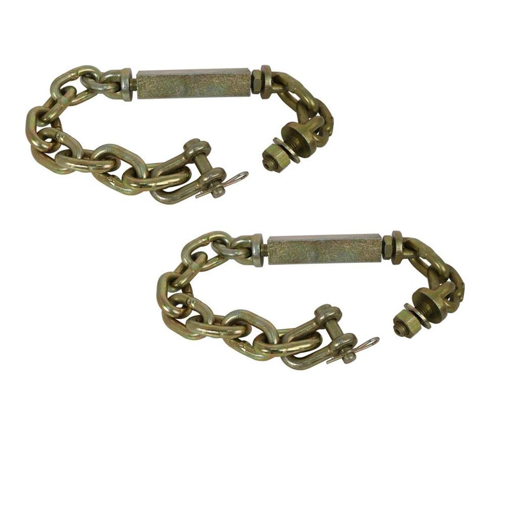 2 Universal 3 Three Point Hitch Chain Stabilizer Turnbuckle Sway
