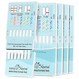Easy@Home Multidrug Screen Test - Urine Drug Test Kit Detect 7 Commonly Used Drugs Marijuana(THC), Cocaine(COC), Morphine(MOR/OPI 2000), Oxazepam(BZO), Amphetamine(AMP), MET, MDMA EDOAP-174-10Pack