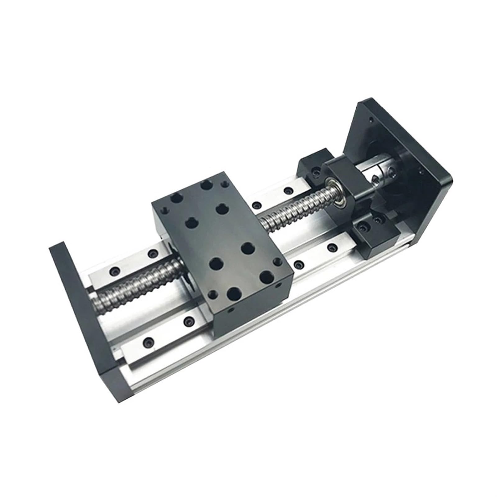 Metal Ball Screw nut end Processing SXG1605 Sliding Stage Travel 50-800mm SFU1605 Ball Screw MGR12 Guide Rail Motion Table for Nema23 Stepper Motor(Effective Stroke 700)