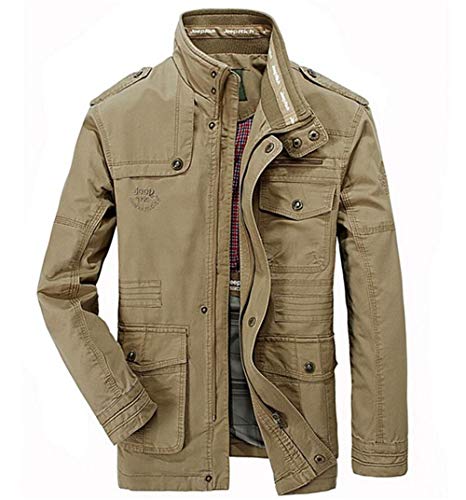 Veste homme grande taille 100% coton confortable qui ne serre pas aux épaules 6XL-8XL
