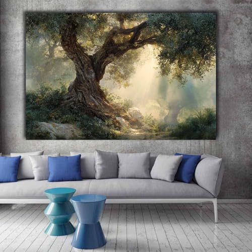 Arbre de vie impression murale grand format pour embellir un mur vide - 2