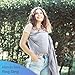 Ring Sling Baby Carrier - USA Lab Tested, 100% Natural Cotton Muslin, Breathable & Ergonomic Ring Sling Grey