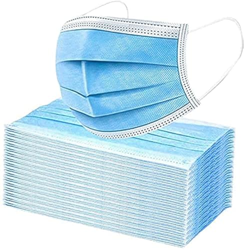 PURE GEM Premium Pack of 100 Children's Size Single Use Disposable Kids Face Mask, Boys and Girls, Soft on Skin, Bulk Pack 3-Ply Masks | Facial Cover with Elastic Earloops For Childcare, School