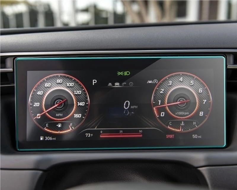 Navigation protection d'écran verre trempé voiture pour Tucson 2021