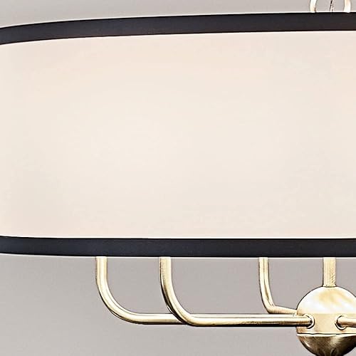 Miniatura 5 de Kichler Heddle - Lámpara de araña de 30.4 pulgadas, 6 luces, color negro texturizado