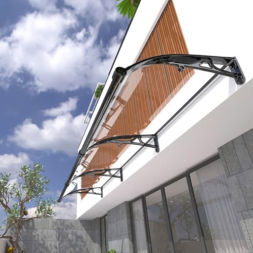 Marquesina para Patio Exterior y toldo de policarbonato para ventanas y accesos