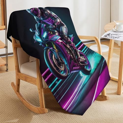 Manta de forro polar multifuncional para cama franela suave de sofá 8