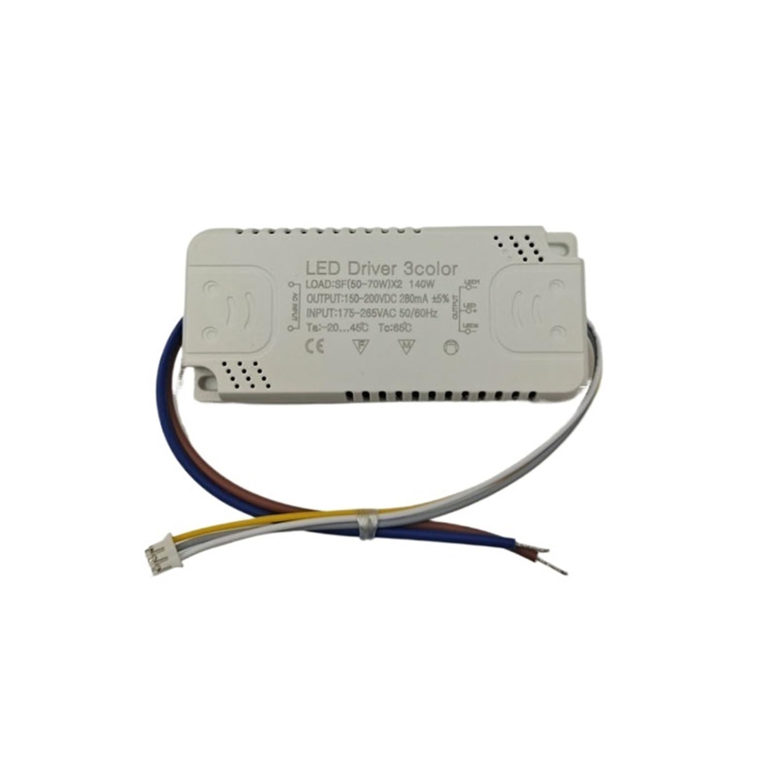 Alimentation LED 50-70Wx2 Square transformateur de ballast pour lampe