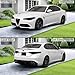 BOGAR TECH DESIGNS Full Headlight Taillight Tint Kit Fits Alfa Romeo Giulia 2016-2025, Dark Smoke