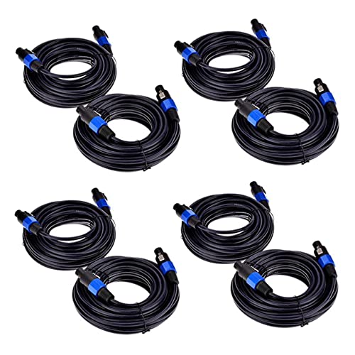 Câbles de haut-parleur DJ 25 pieds pour sonorisation de scène et événements