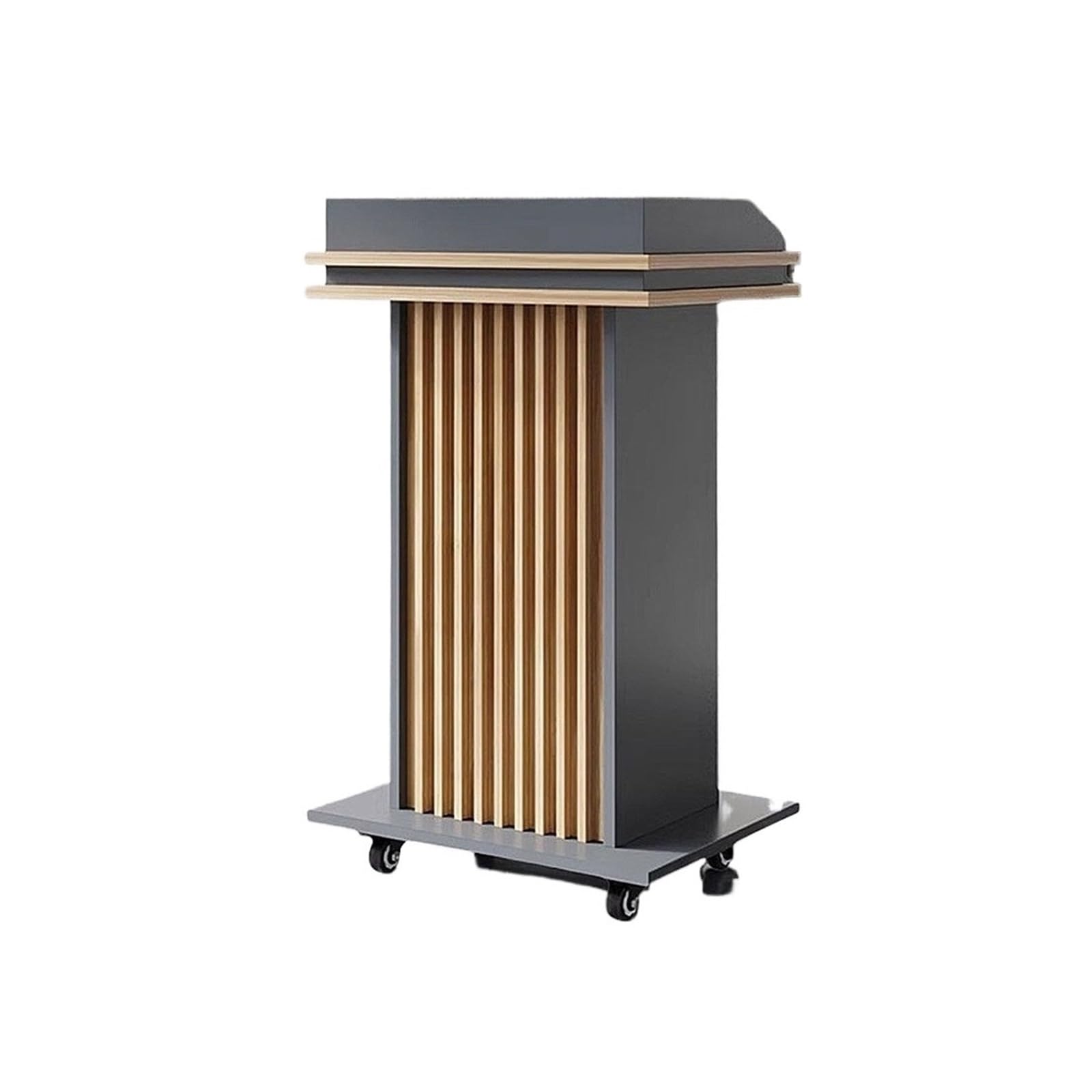 FZL02068LM Speaker Portable Classroom Podium Conference Stage for Schools, Companies, and Auditoriums Pulpit