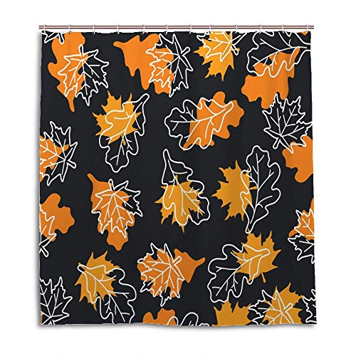 Rideau de douche en polyester de qualité supérieure 152x182 cm avec anneaux robustes - 2
