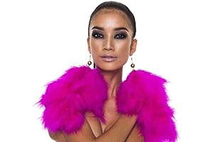 FASHMOROUS Pink Feather Earrings: A Delicate Symphony of Grace and Style