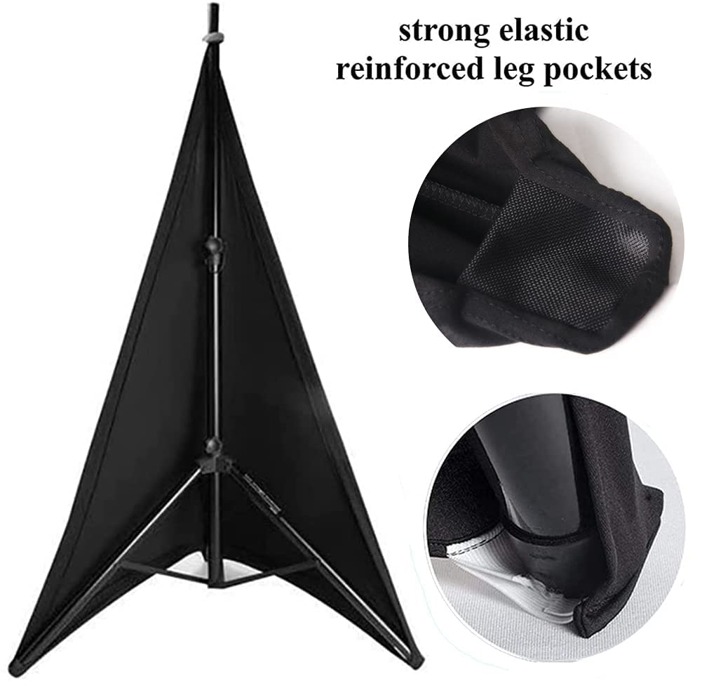 2PCS Copertura universale per altoparlante Copertura per treppiede per illuminazione Scrim DJ Speaker Light Stand Copertura per gonna Stretch Lycra Spandex,per matrimoni, banchetti eventi