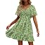 Green Floral E