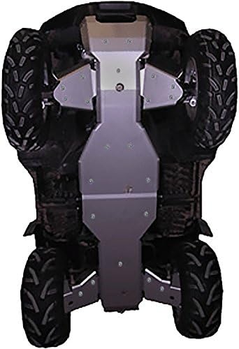 Suzuki King Quad 450/500/700/750 Aluminum 7 Piece Skid Plate Set by Ricochet For 2009, 2010, 2011, 2012, 2013, 2014, 2015, 2016 SPA6599F