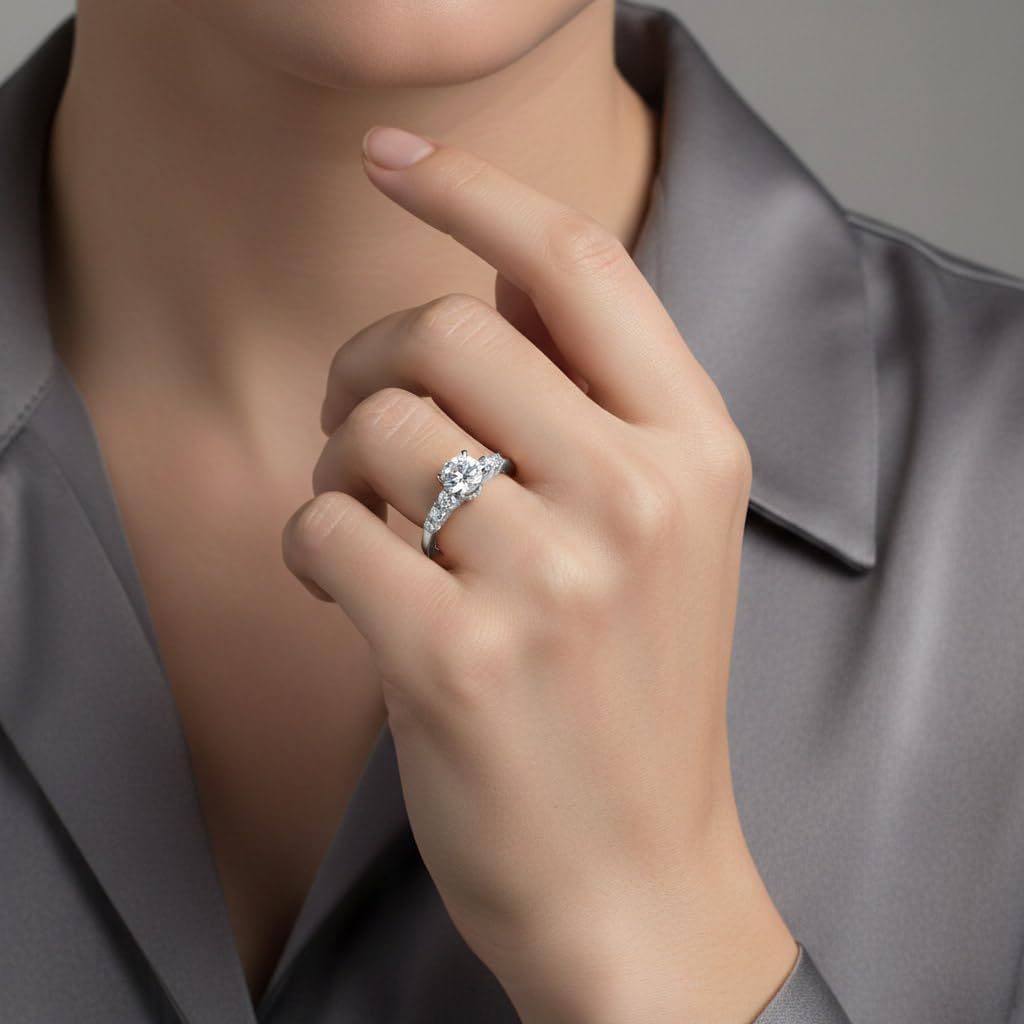 1 1/4 Carat Diamond Engagement Ring in 14K Gold (I1-I2 Clarity)
