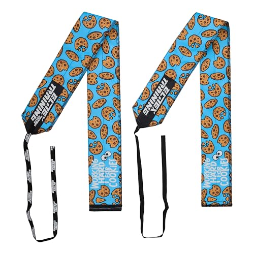 Elitex Training | Muñequeras de Tela para Cross Training, Mejora Estabilidad, Reduce Dolores | Ideal Fitness, Boxeo, Gimnasio | 1 Par (Cookie)