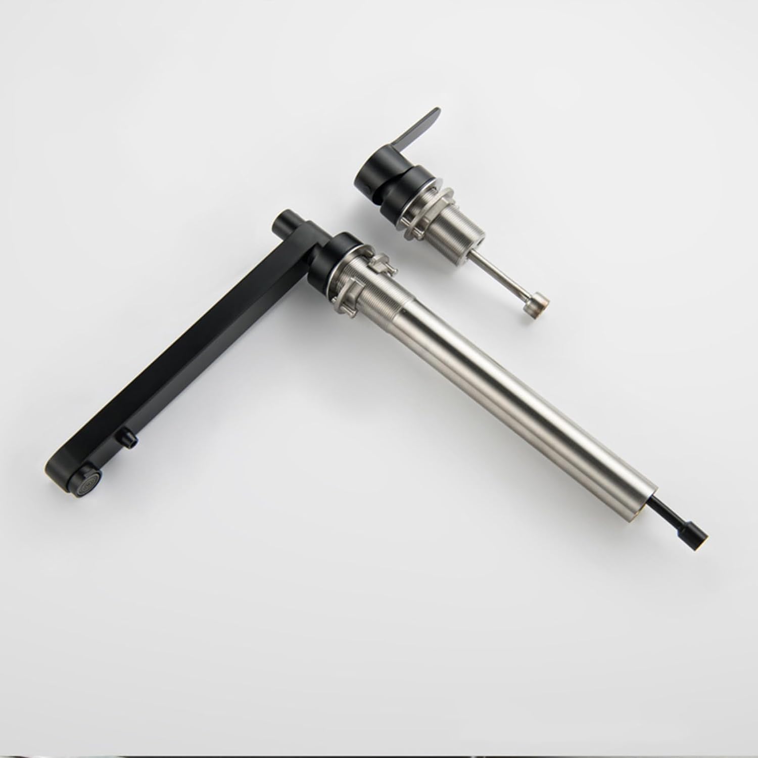 Grifo de 3 vías, grifo negro con filtro de agua de 3 vías, grifos de cocina para beber, grifo de cocina para ventana frontal, caño giratorio de 360 ​​°, agua fría y caliente