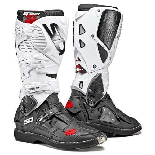 SiDI | Offroad Motorcycle Boots, Professional Motocross Boots for Men CROSSFIRE 3, Adjustable and Replaceable Buckles, Flex System, Hyper Extension Block2