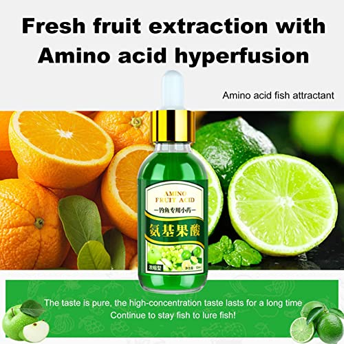 Fish Attractant Liquid | Fishing Bait Additive Liquid For Winter - Amino Fruit Acid Fishing Bait Additive Liquid Scent Fish Bait Food Attractant For Various Lures Crucian Carp And Baits Wanhui #TOP6