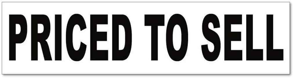 VictoryStore Realtor Yard Signs: Rider Signs Set of 4 - Black Print Two Sided - 6 inches x 24 inches (Includes 8 Rider Pins) (Commercial)