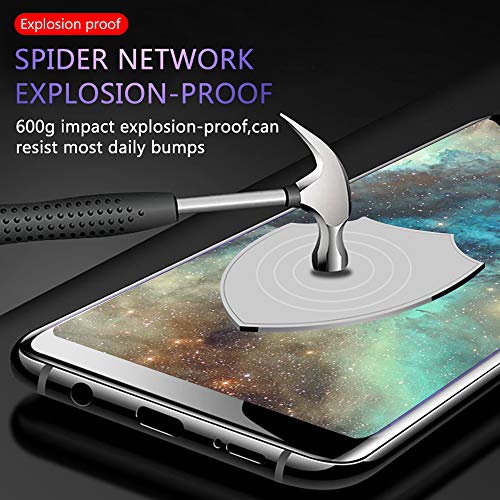 Glass Screen Protector for Samsung Galaxy S10 Plus, 9H Tempered Glass,Ultrasonic Fingerprint Compatible,3D Curved, HD Clear, Case Friendly Bubble-Free for Galaxy S10 Plus Screen Protector