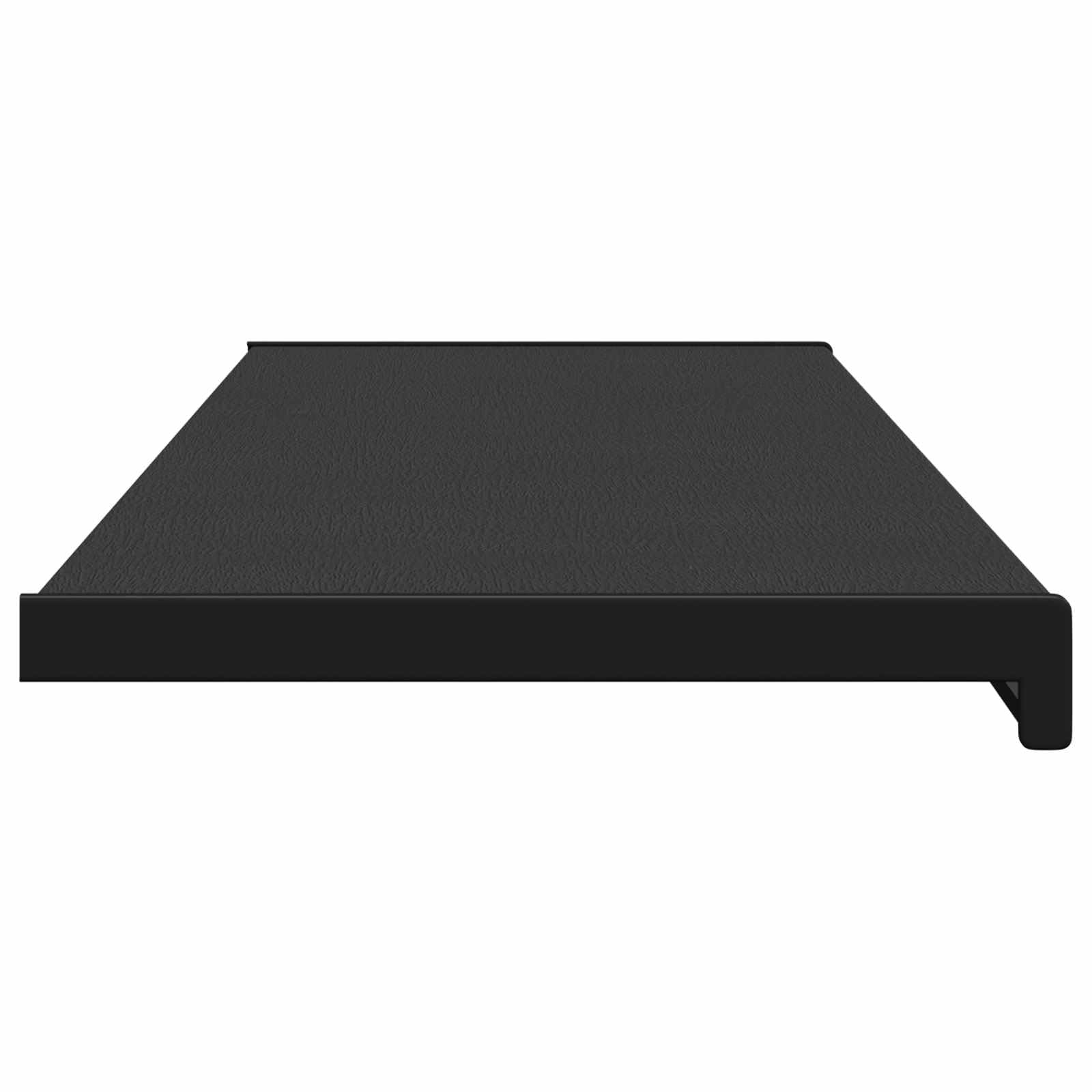 Czarny PVC 120 x 30 x 4,5 cm | Wodoodporny, łatwy w czyszczeniu, do użytku zewnętrznego, klej do montażu
