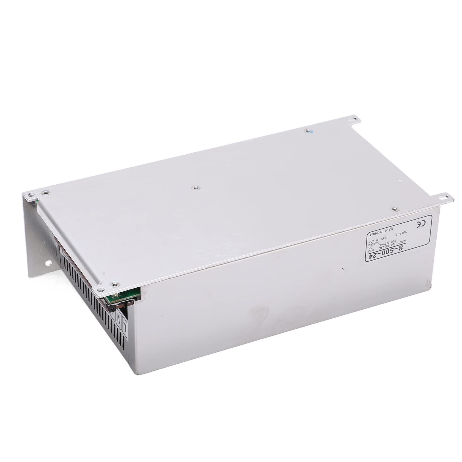 lyrlody Trasformatore Interruttore Alimentatore LED in Lega di Alluminio 500W Adattatore di Alimentazione da 100 a 240VAC con Coperchio di Giunzione per Dissipazione del Calore Cavo per Telecamera