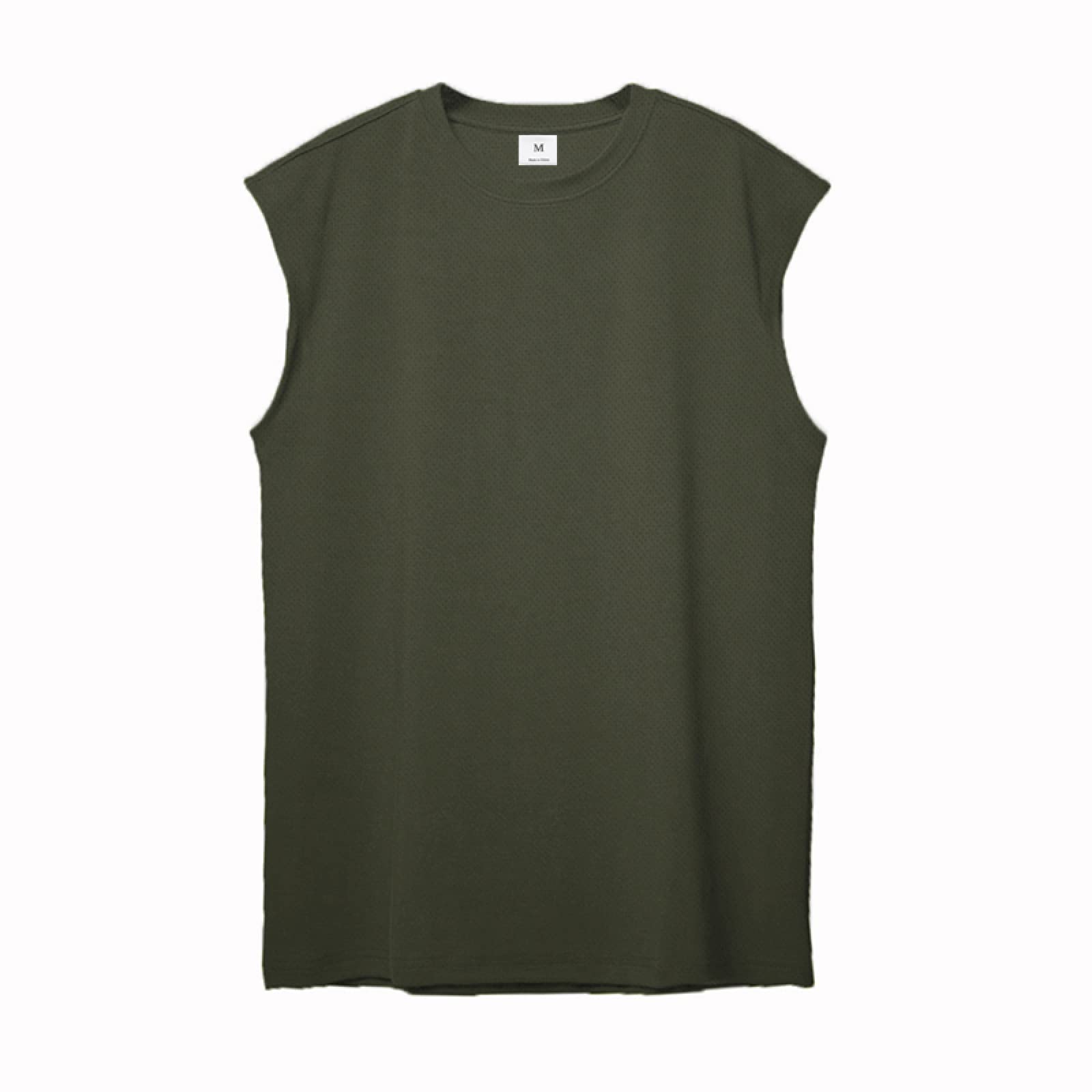 Sportkleidung Yoga-Kleidung Sport Outfit Fitness Yoga Anzug Einfarbiges Mesh-Fitnessstudio-Bekleidung Herren Bodybuilding Stringer Tank Top Schnell Trocknendes Ärmelloses Shirt Fitness Weste Workout