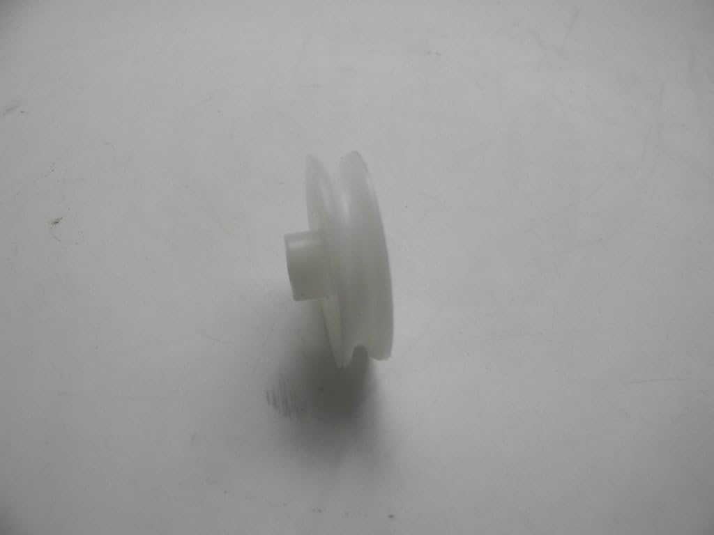 Ametek Gemco Pulley. Black Plastic Pulley used on a Tach Generator Input Shaft: P0070200