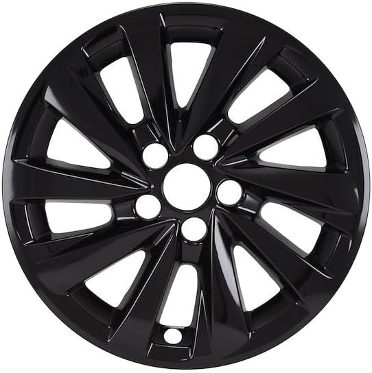 Coast to Coast 17" Black or Chrome Snap-On Wheel Skins - IMP479X/BLK Fits Toyota Camry [2021-2024] (Black)