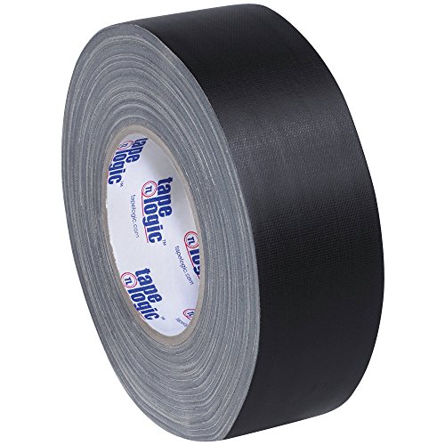 Image of Tape Logic (1 Pack) Multipurpose Black Gaffers Tape, 2 Inch x 60 Yards, Heavy Duty 11 Mil Thick - Easy Tear, Non-Reflective, Residue Free, Floor Marking and Social Distancing