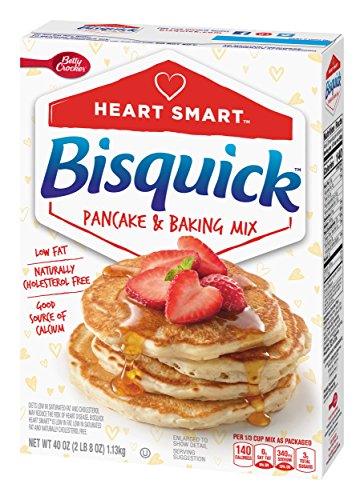 Betty Crocker Heart Smart Bisquick Pancake And Baking Mix, Low-Fat & Cholesterol-Free, 40 Oz. #TOP11