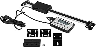 DRO,Ozgkee Wixey Planer Digital Readout 0200Mm Accurate Digital Linear Scale LCD Readout Kit for Milling Machines Lathes Digital Readout