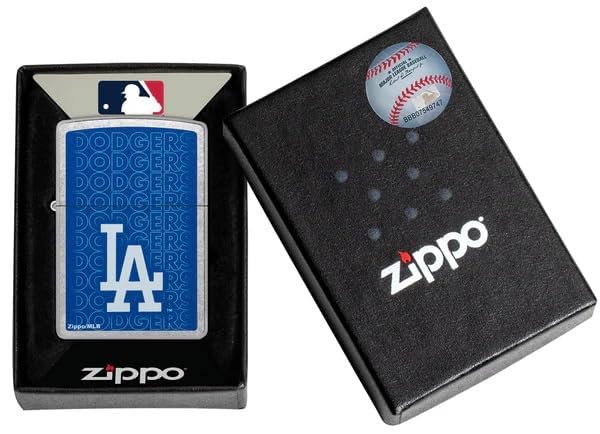 Encendedor Zippo personalizado MLB Dodgers metálico miniatura 5