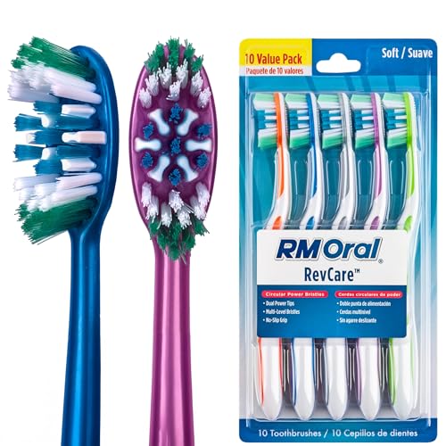 Image of RM Oral RevCare Toothbrushes - Soft - 10 Count
