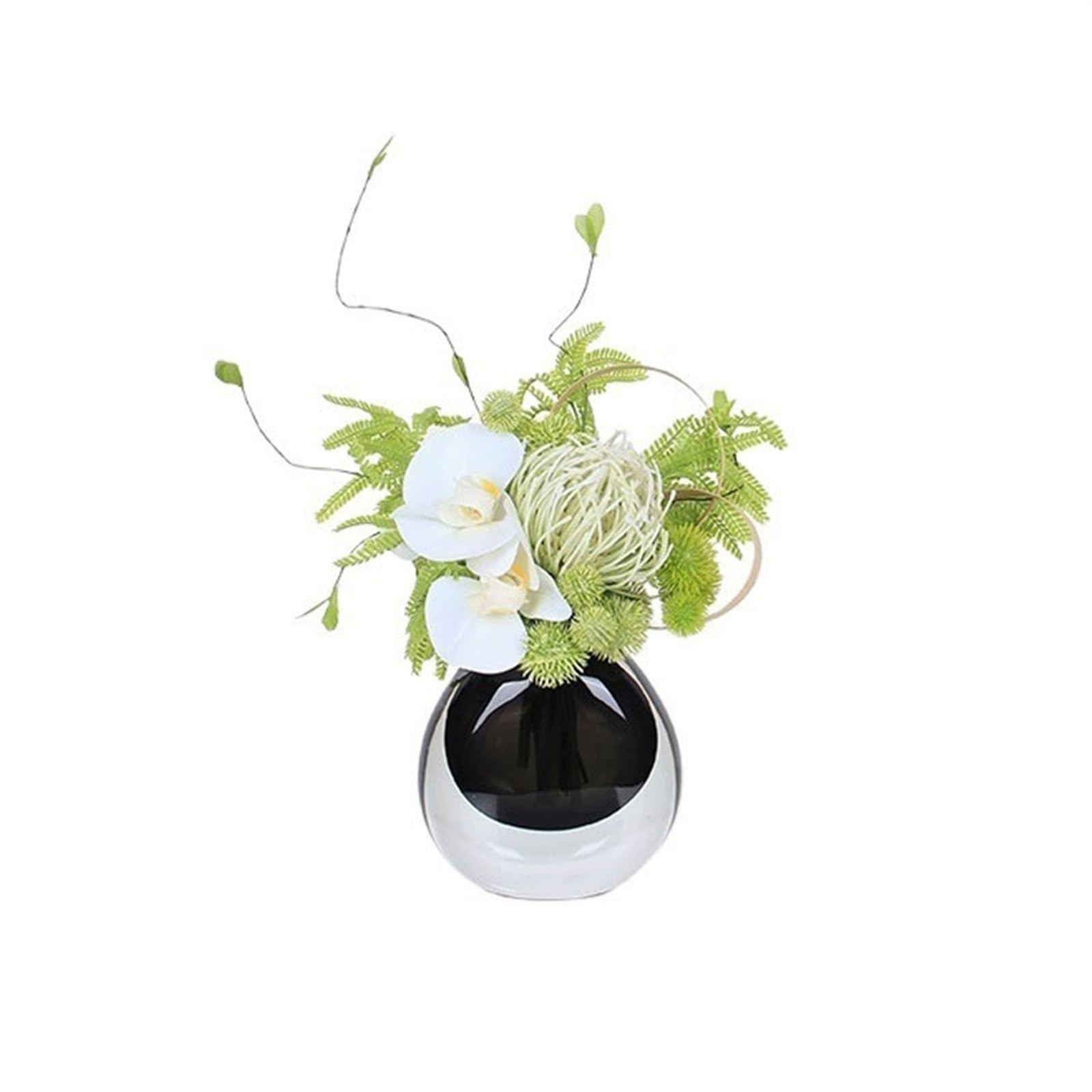 K5C7S3W9D6 Faux flowers Table Centerpiece Decorations Simulation Dried Flowers Set Home Coffee Arrangement Soft Furnishing Fake Wedding Decoration(C)