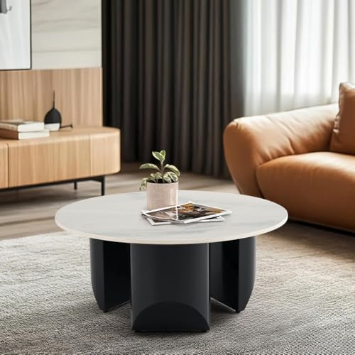 Image of Wakefit Center Table | 1 Yr Warranty | Coffee Table for Living Room Wooden, Tea Table for Living Room Wooden, Sofa Table, Free Installation from Brand, Modern Multi-Functional & Wobble-Free(Kopi)