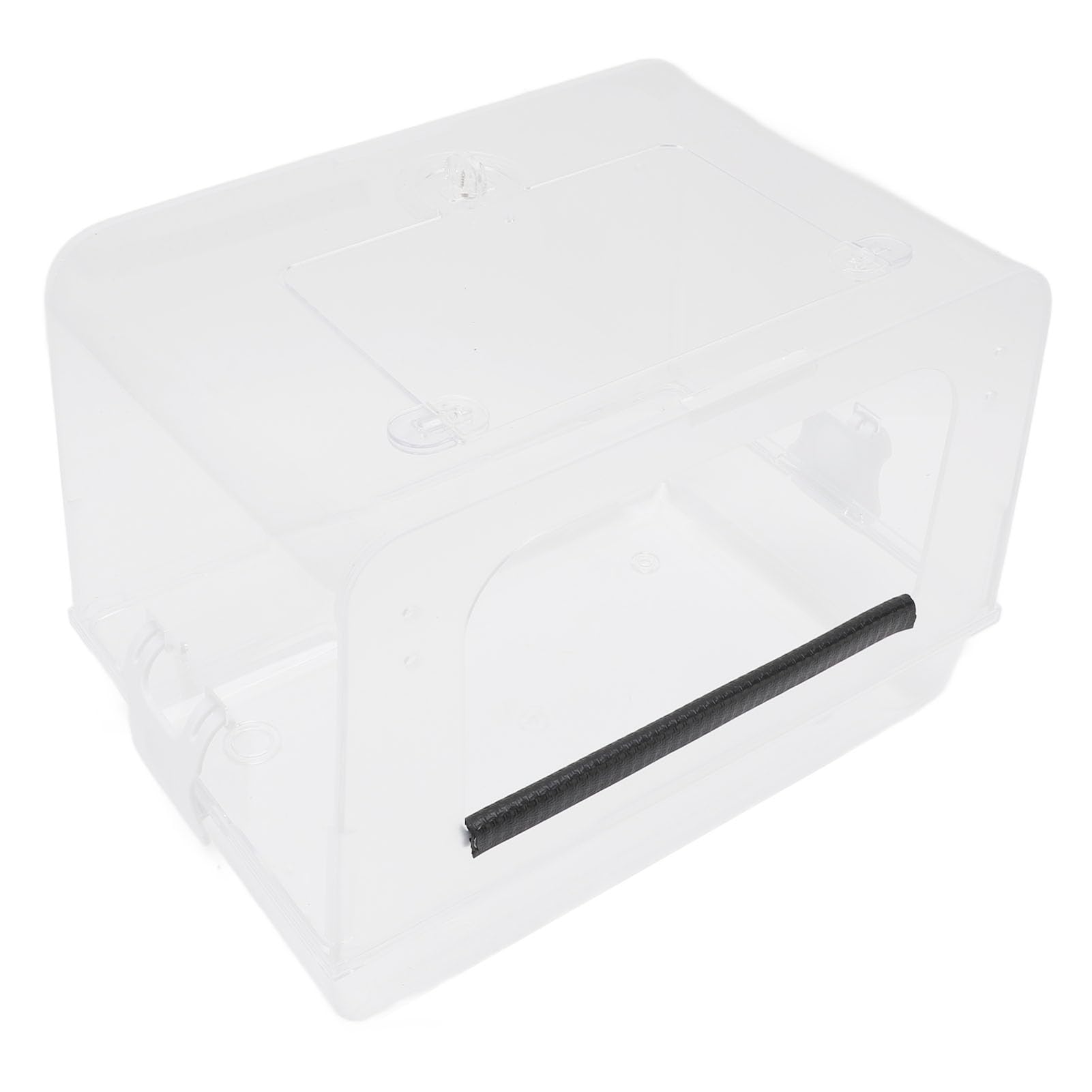 Elegante Vasca da Bagno per Uccelli in Acrilico Portatile per Gabbia, Design Spazioso, Facile da Pulire, Area Giochi per Pappagalli e Pappagalli