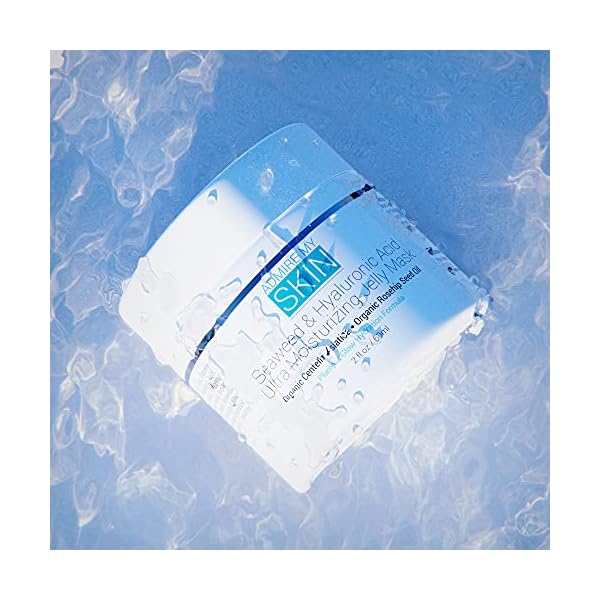 Seaweed-Hyaluronic-Acid-Jelly-Mask--Skin-Care-Face-Mask-Anti-Aging-Face-Masks-Skincare-Contains-Hydrating-Centella-Asiatica-Rosehip--Moisturizing-Beauty-Jelly-Face-Mask-for-Plump-Glowing-Skin-2oz Seaweed Hyaluronic Acid Jelly Mask – Skin Care Face Mask Anti Aging Skincare Contains Hydrating Centella Asiatica + Rosehip – Moisturizing Hydration for Plump Glowing Skin 2oz