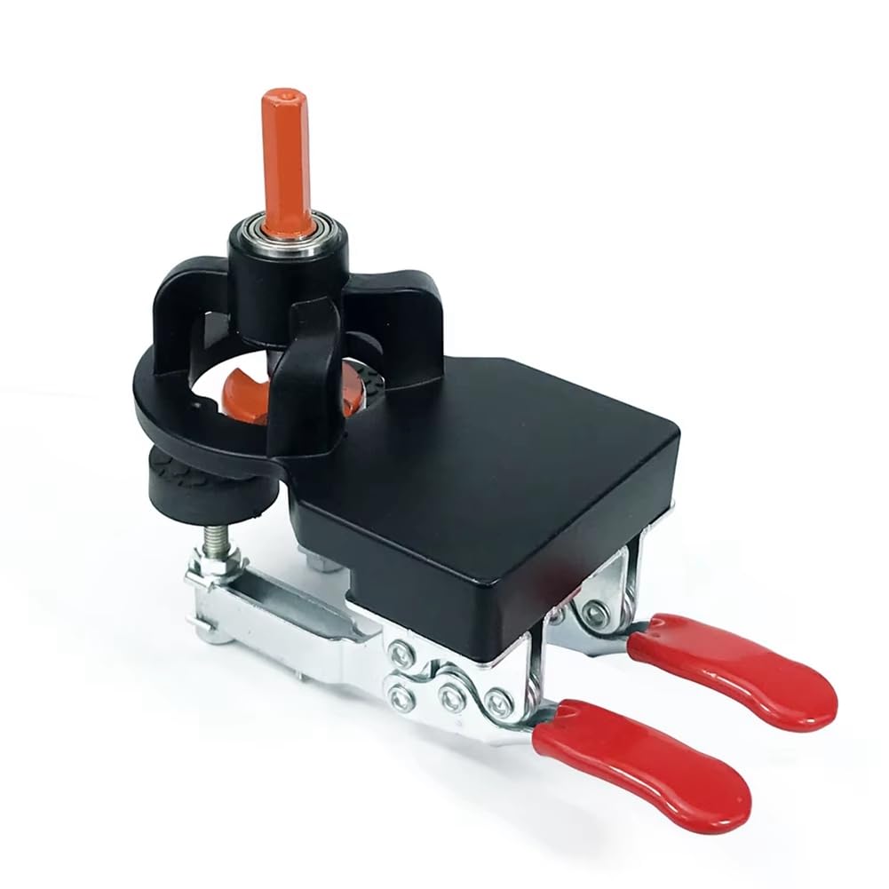 Littimoon Double Fixture Drilling Jig Guide 35mm Hinge Position Hole Opener Cabinet Door Locator Aluminum Alloy Woodworking Tool